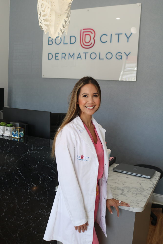 Sarah Ferrer-Bruker recently took a leap of faith and opened her own practice when she started Bold City Dermatology.